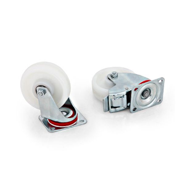 Castors (2 with brake,2 w/o brake) for DST, DSI and DSS image 1