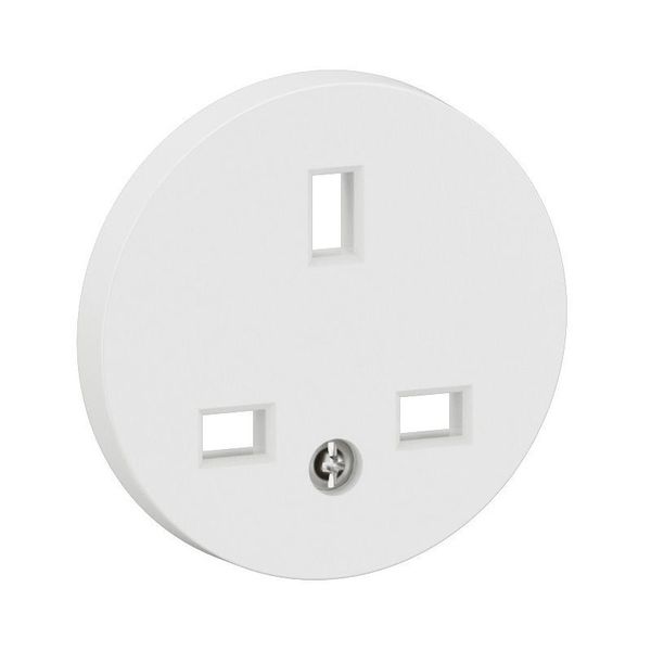 2P+E 13A BS STANDARD SOCKET WHITE image 2