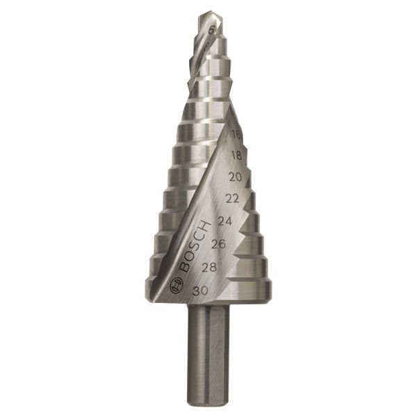 Step drill bits HSS 6 - 30 mm, 10,0 mm, 93,5 mm 1 pcs. image 1