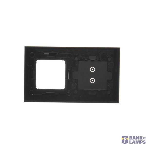RJ11 single telephone socket, (module), black matt image 2