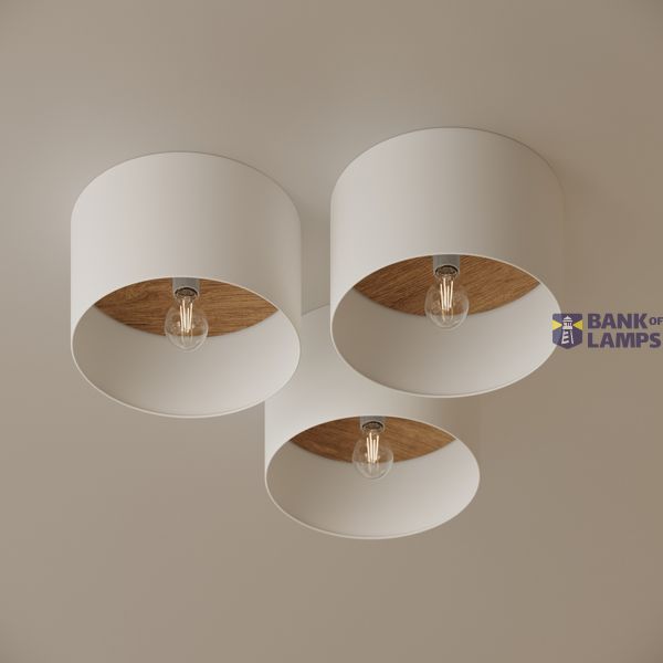 Ceiling lamp TELESTO white/light brown image 7