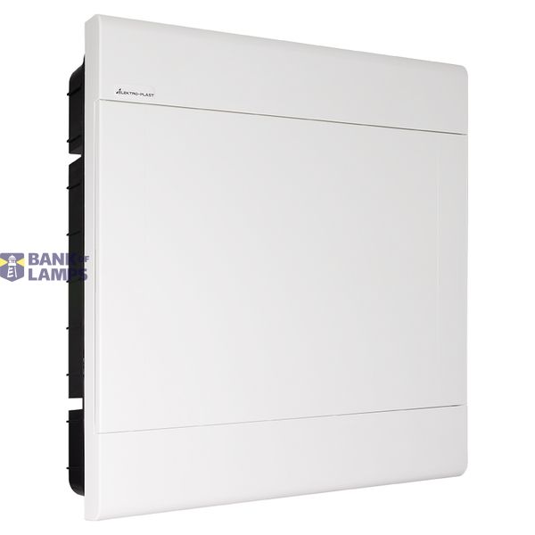 Flush-mounted distribution board SRp-36/2B, N+PE (2x18) IP40, white door image 1