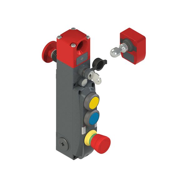 NG series safety switch with lock and integrated control devices, with actuator image 1