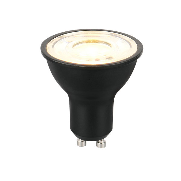 Bulb LED GU10 3,3W 450lm 2700K black switch dimmer image 1