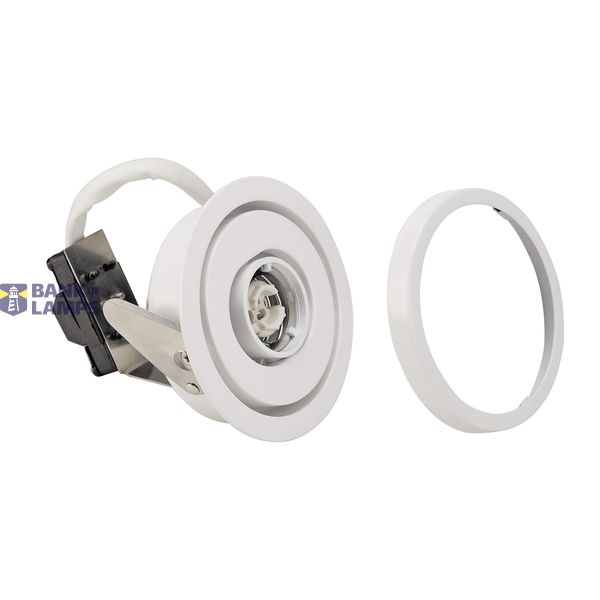 TWISTER GU6.5 downlight, round , white, max. 35W, adjustable image 2