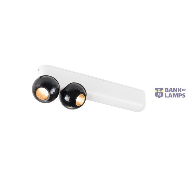 DYSKO,WCL, double, PHASE, 2700K, 13W, 36ø, wh/schwarz image 1