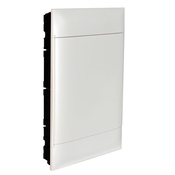 3X18M FLUSH CABINET WHITE DOOR EARTH+XNEUTRAL TERMINAL BLOCK FOR DRY WALL image 1
