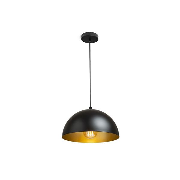 GLADYS 30 pendant black/gold 230V LED E27 15W image 1