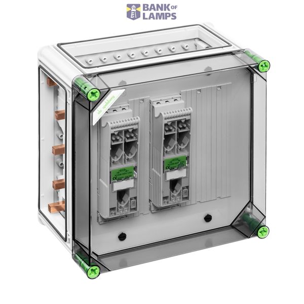NH fuse enclosure, Type of protection IP65, Impact strength IK08, Protection class II, Rated voltage 690V AC, Halogen free image 1