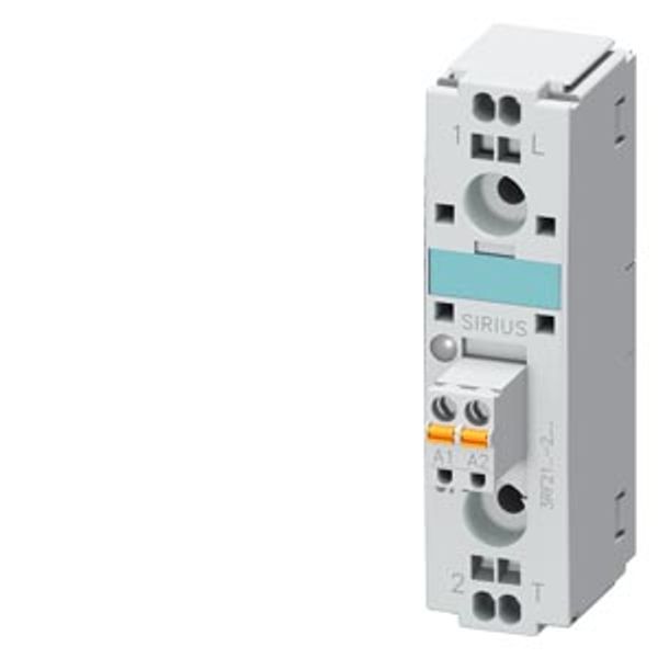 Semiconductor relay 3RF2, 1-phase, W=22.5 mm, 50 A 48-600 V/24 V DC image 1