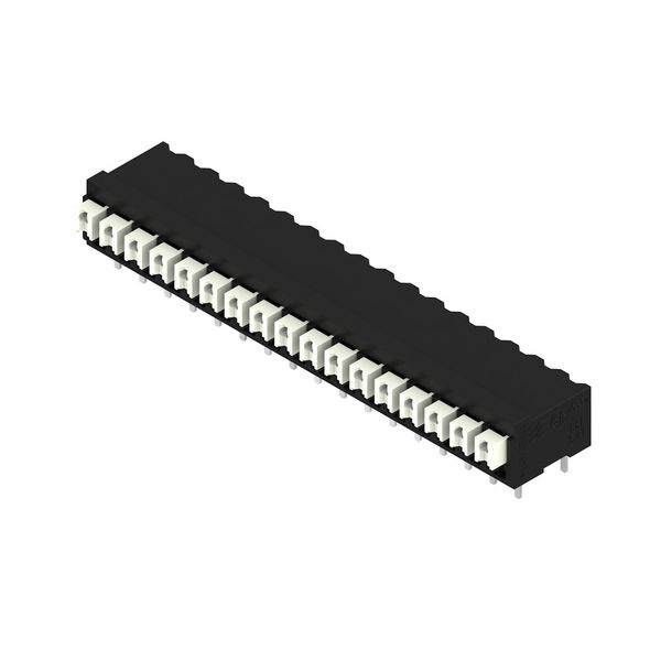 Printed circuit board terminals, 3.81 mm, Number of poles: 17, 90°, Solder pin length (l): 3.5 mm, black, PUSH IN with actuator, Clamping range, max. : 1.5 mm², Tube image 4