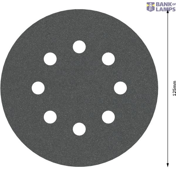 F355 sanding sheet, pack of 5 125 mm, 320 image 1