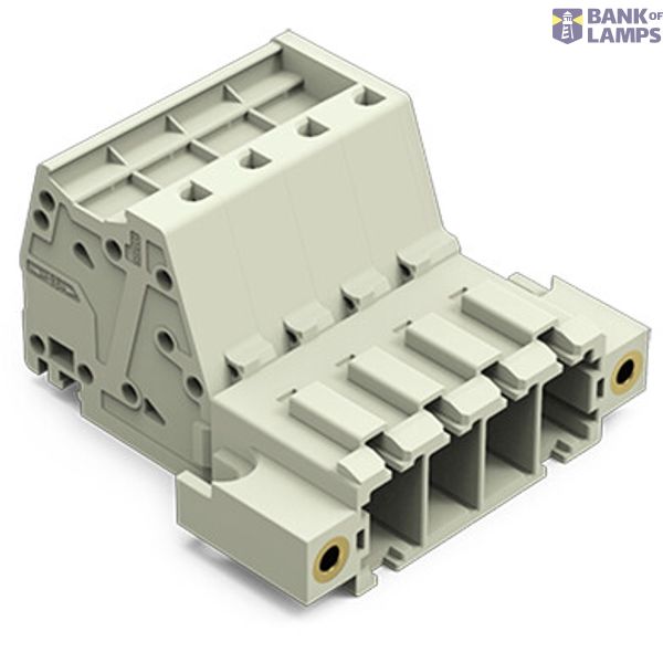 831-3204/109-000 1-conductor male connector; Push-in CAGE CLAMP®; 10 mm² image 1