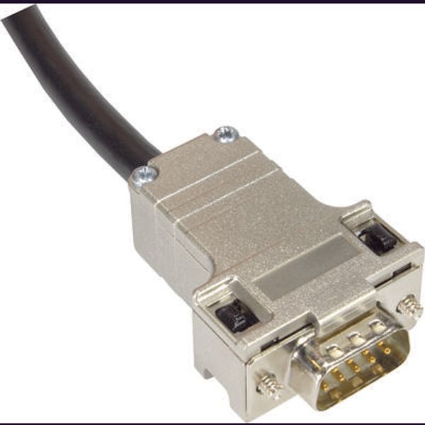 D Sub top entry plastic metallized 37 p image 1