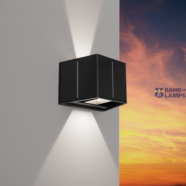 APPLIQUE LED UP&DOWN SOLARE QUADRATO NE image 1