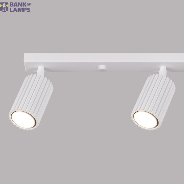 CEILING STRIP WITH FOUR WHITE SPOTLIGHTS FROM THE CARBON SERIES FOR A MODERN LIVING ROOM image 13