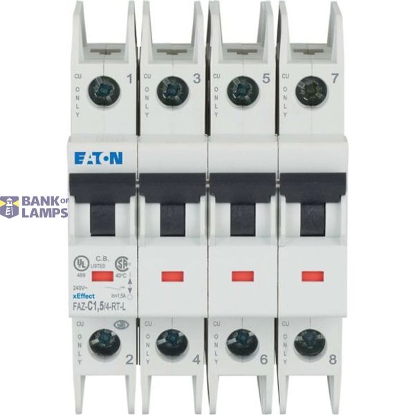 FAZ-C1,5/4-RT-L Eaton Moeller series xEffect - FAZ-NA, FAZ-RT MCB image 1