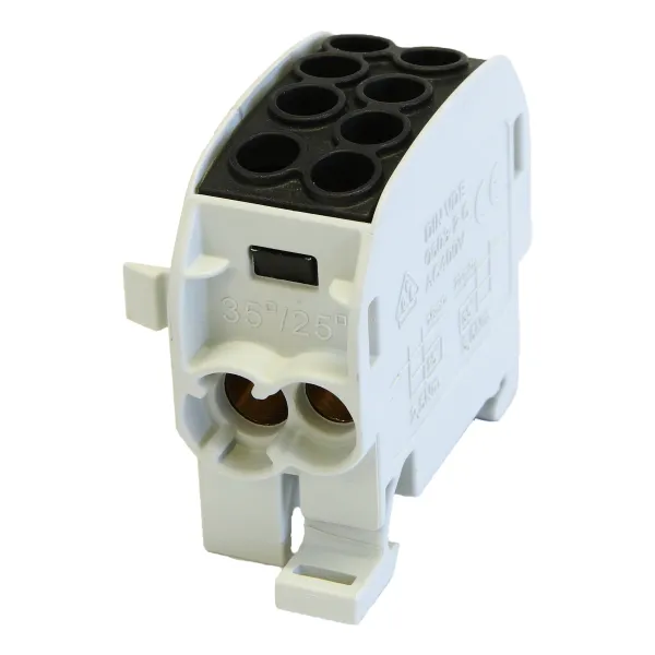 SCB 35-Cu Branch distribution block Cu 80210 SIMBLOCK black image 1