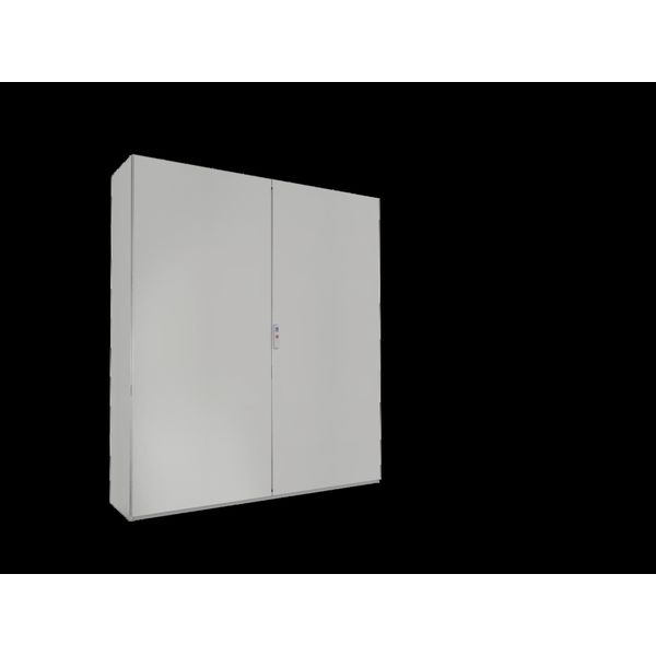 VX SE free-standing enclosure system, WHD: 1600x1800x400 mm, sheet steel image 2