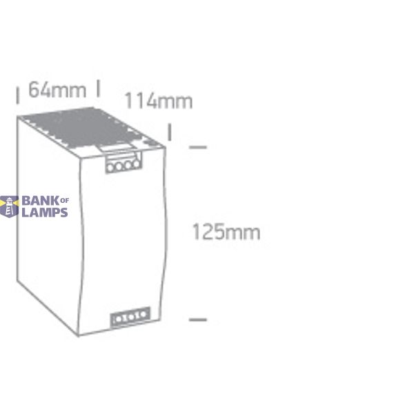DRIVER 48V 240W DIN RAIL 100-240V image 2