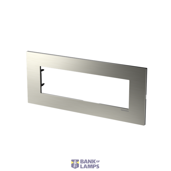 Frame - 1-gang / 7-modules - Niessen logo - S - Nickel image 2