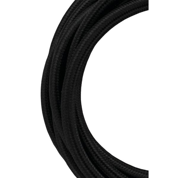 Textile Cable 3C Black 3m image 1