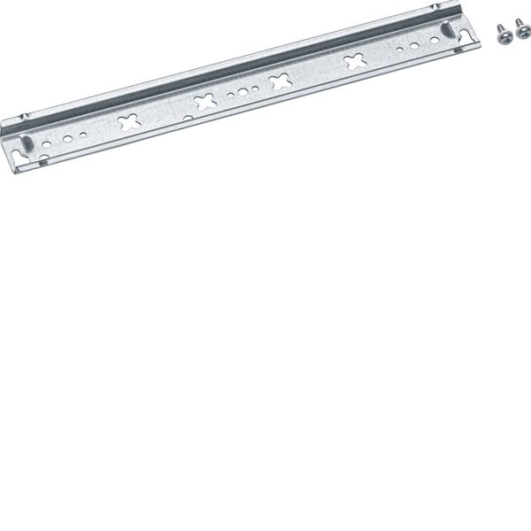 DIN rail,35x248x7,5mm,Metal, galvanized, image 1