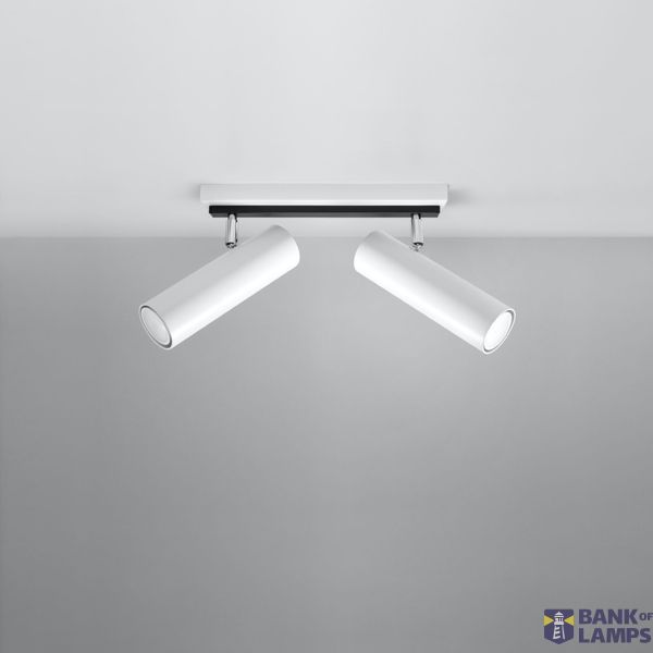 CEILING LAMP DIREZIONE 2 WHITE GU10 2X40W IP20 image 4