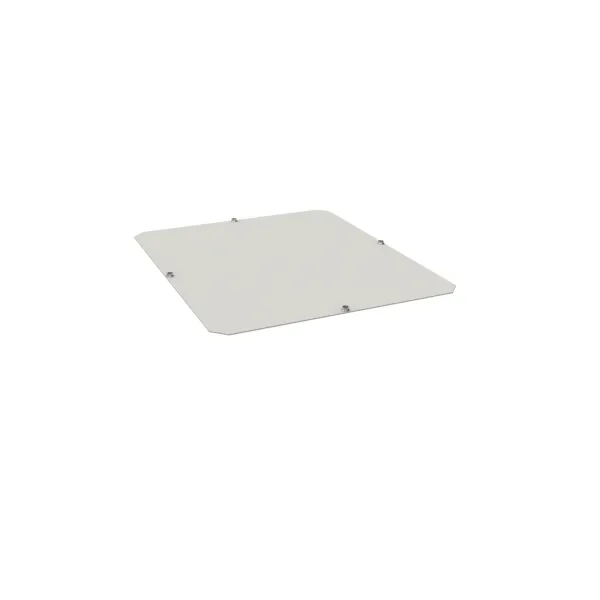 Entrance plate pre-cut open cable management plate lower quadro evo 900x600 image 1