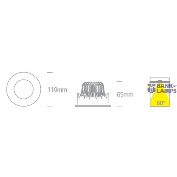WHITE 15W WW IP65 230V image 2