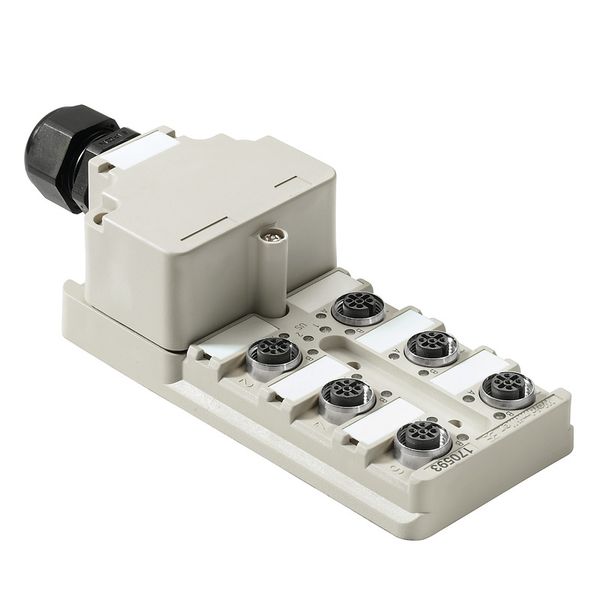 Hood version, IDC, M12, 30 V, A-coded, LED: Yes, LED initiator: Yes, Wiring type: PNP image 3