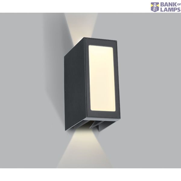 ANTHRACITE WALL 9W WW IP54 230V image 1