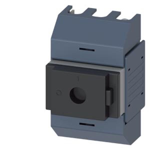 Switch disconnector 32A, size 01, 3-pole Front operating mechanism center Complete unit with direct operating image 2