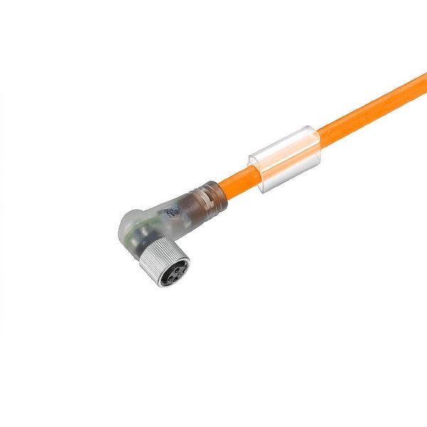 Sensor/actuator line, M8, Number of poles : 3, 8 m, Socket, angled, Shielded: No, LED: No, Sheath material: PUR, Halogen: No image 1