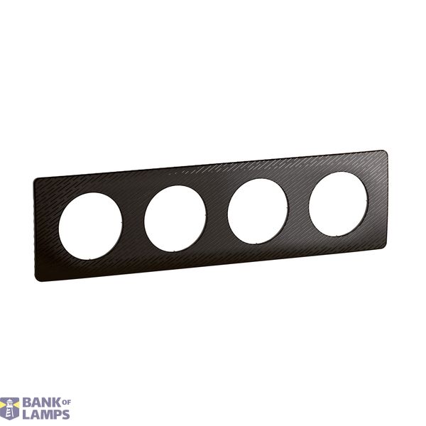 4-POINT BLACK METEOR PLAQUE image 1