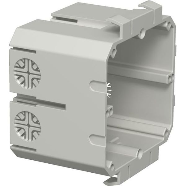 Mounting Box 2390/8T 71×65 Stone Grey image 1