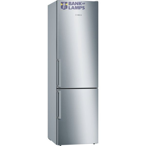 Bosch | Refrigerator | KGE398IBP Series 6 | Energy efficiency class B | Free standing | Combi | Height 201 cm | Fridge net capacity 249 L | Freezer net capacity 94 L | 38 dB | Inox image 1
