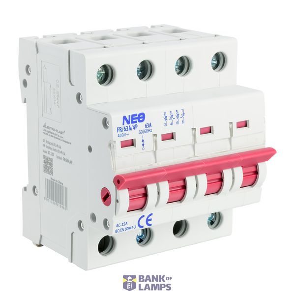 Switch Disconnector DL ​​4P 63A FR/63A/4P image 1