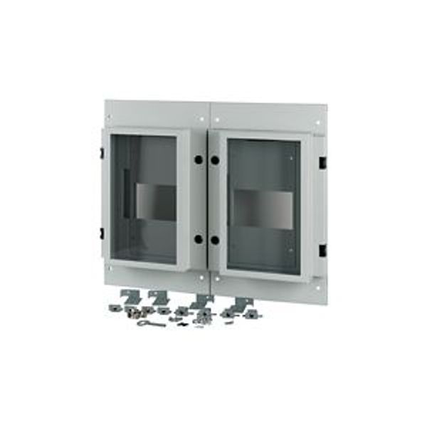 XM2N43W08C-55 Front plate, 2xNZM4, 3p, withdrawable, W=800mm, IP55, grey image 4