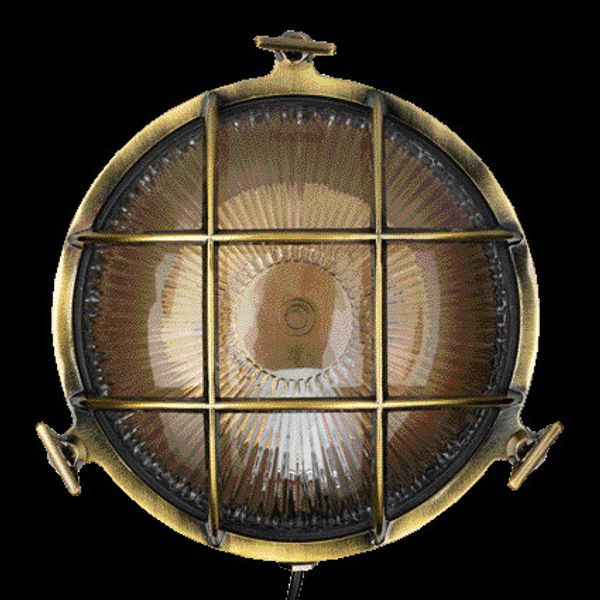 Bulkhead AHOI E27 Alu Bronze Round IP64 image 3