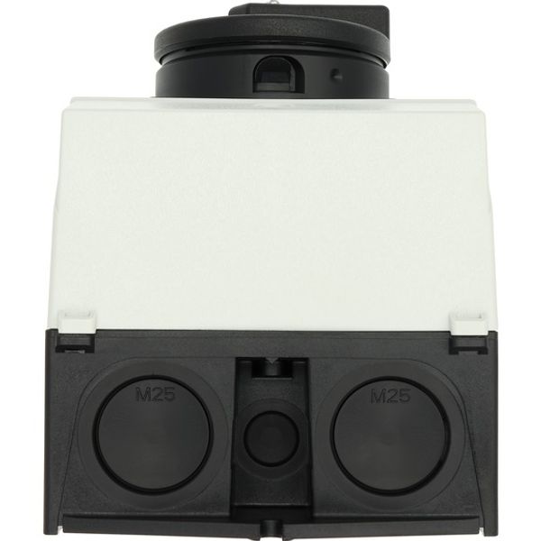 T3-4-8344/I2/SVB-SW Main switch, T3, 32 A, surface mounting, 4 contact unit(s), 8-pole, STOP function, With black rotary handle and locking ring, Lockable in the 0 (Off) image 14