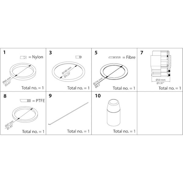 Repair Kit For SVL 200 Replaces 148B6069 image 1