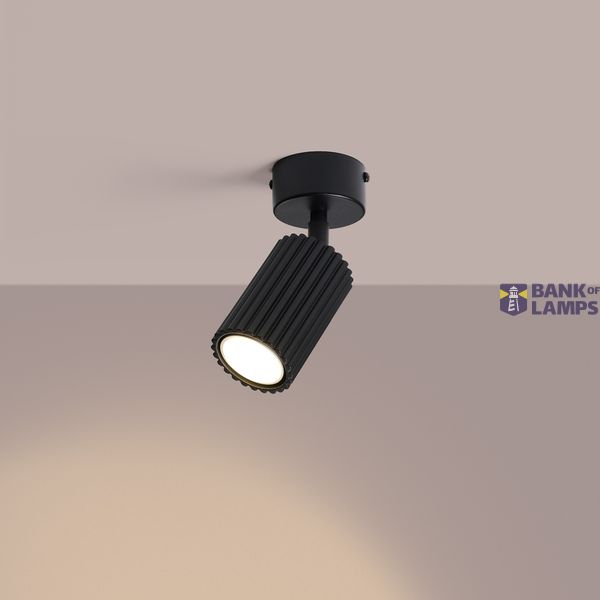 Ceiling lamp KARBON 1 black image 3