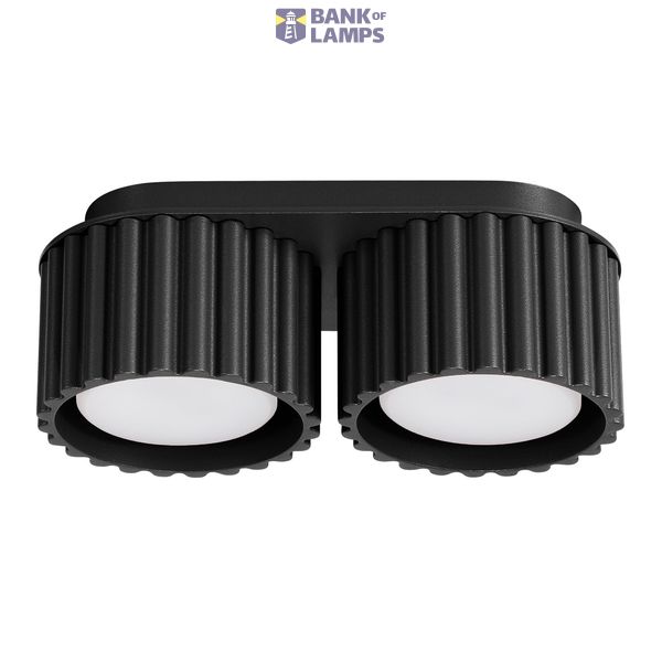 Ceiling lamp AURA 2 black Gx53 image 1