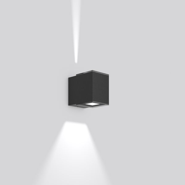 Zono, 6,2 W, 220 lm, 830, anthracite, on/off Wall luminaires, L 100 B  image 1
