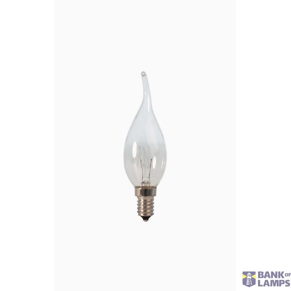 Incandescent Bulb C35 tailed 230V 40W E14 clear Bellight image 1