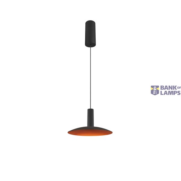 LALU®, pendant light, Led Base, Mix&Match, 150cm, 9.5W, 3000K, PHASE, black image 2