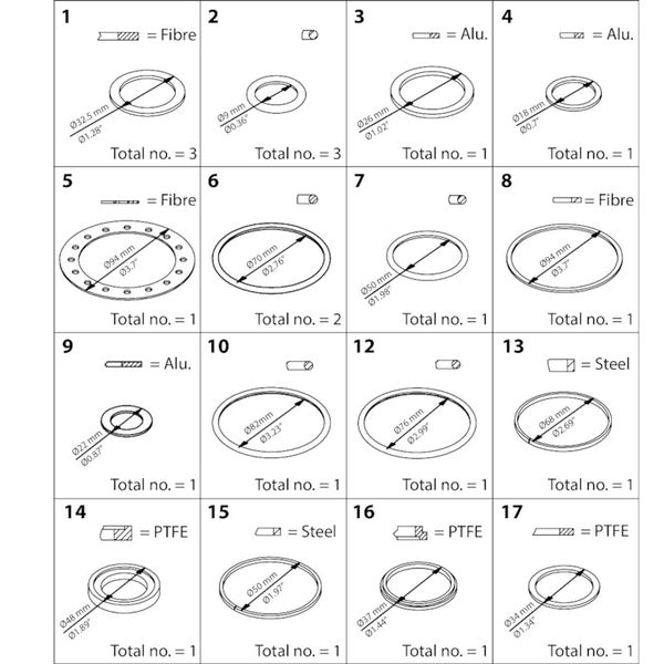 ICS/ICLX 40 Repair kit image 1