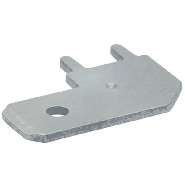 Faston plug, 6.3 x 0.8 mm, L 16 mm, uninsulated, angled, 2035 image 1