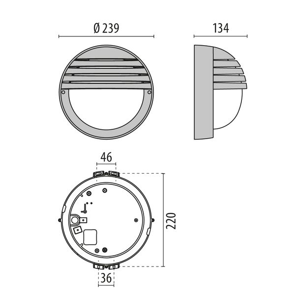EKO 21 GRILL LED 830 BLACK 11.5W image 5